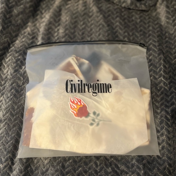 Civil Regime Concrete Kelly Cow Print Bralette M - Picture 5 of 7